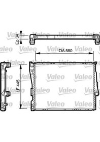 Resim Bmw 316i E46 Motor Radyatoru 2002-2005 N40b16a N45b16a Valeo 734276 