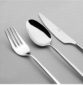 Resim Nehir Gloria Sade 12 Kişilik 72 Parça Çatal Kaşık Bıçak Takımı Çelik 