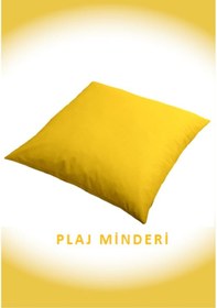 Resim Dekosoy Plaj Minderi 100cmx100cm Sarı 