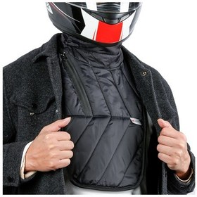 Resim Kışlık Motosiklet Sürme Boyun, Soğuğa Karşı Koruma, Boyun Koruyucusu Uzun Stil Siyah 