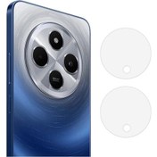 Resim Redmi 14c İçin 2 Adet Enkay Hat-prince 9h Arka Kamera Lensi Temperli Cam Filmi Şeffaf 