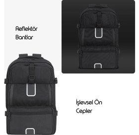 Resim MACK MCE-1205 17.3 EXPLOR 34L Eco Seyahat Sırt Çantası 