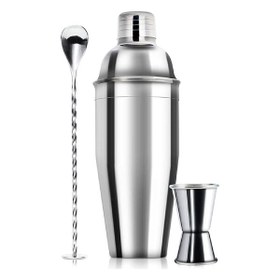 Resim Vosco 750 ML 3 Parça Kokteyl Seti Shaker 