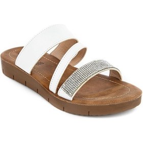 Resim Muya Abudance Anatomik Taban Kadın Terlik Beyaz 