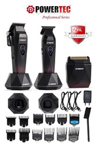 Resim Powertec TR-5800 Saç-Sakal-Ense-Günlük 3in1 Tıraş Makinesi - 0.5 MM Tarak Dahil 