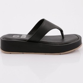 Resim Dgn 010 Kadin Parmak Arasi Kalin Taban Terlik 010-2297-R1534 Siyah 