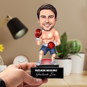 Resim Boksör Karikatürlü Biblo 