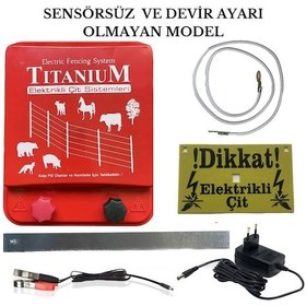 Resim Tıtanium Shock 30k Elektrikli Çit Sistemi Domuz Kovucu 30000 Volt 