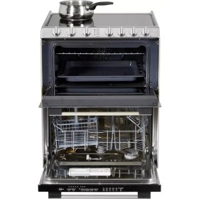 Resim Hoover Trio TRV60NOIN/1-SC1 3’ü 1 Arada Inox Fırın, Ocak , Bulaşık Makinesi 