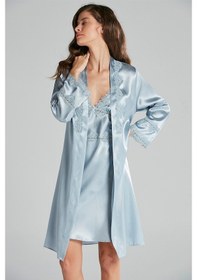 Resim Pierre Cardin 6965 Kadın Saten Dantelli 6'lı Takım-mist Mist 