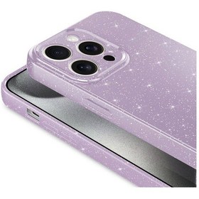 Resim İphone 15 Pro Uyumlu Kamera Korumalı Simli Lüks Zore Koton Kılıf-pembe Koyu Pembe Koyu 