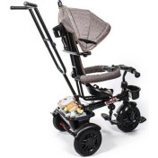 Resim Siyah Hiper Bike Üç Tekerlekli Tenteli Ebeveyn Kontrollü Çocuk Bisikleti Siyah 