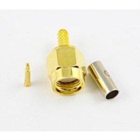 Resim Mykablo Rg-316 Tipi Sıkmalı Sma Erkek Konnektör 