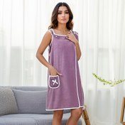 Resim Koral Polar Sarma | Strapless Tasarım ile Modern Tarz | Yumuşak, Emici ve Dökülmez | Kolay Bakım Elde Yıkanabilir | Dayanıklı 190gsm | Ev ve Spa Kullanımı için Giyilebilir veya Sarma Seçeneği, Spa Sarma | Döngü Kapanışı Havlu | İnşaat 