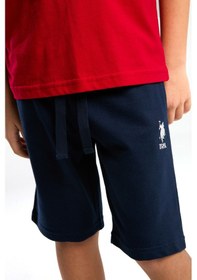 Resim U.S. Polo Assn. U.s. Polo Assn Erkek Çocuk Kırmızı Bermuda Takım Kırmızı 