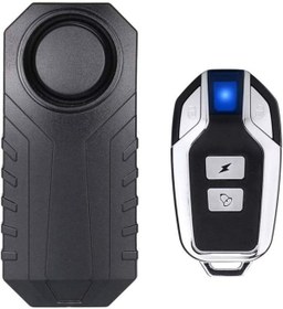 Resim MOTOANL Motosiklet Ve Bisiklet Wireless Kablosuz Titreşimli Alarm 110 Desibel Yüksek Ses Uzaktan Kumandalı 