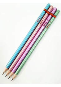 Resim Rotring Metalik Kurşun Kalem 12 Li 1 Paket Siyah Renkli Kurşun Kalem 4 Renk Hb Kurşun Kalem Çok Renkli 