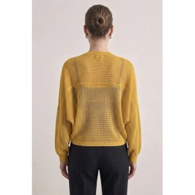 Resim Neden Tekstil Premium Ajurlu Ince Triko Bolero Hırka 
