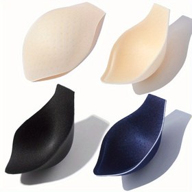 Resim 3 adet Erkek İç Çamaşırı ve Mayo Spor Sünger Pedleri - Nefes Alabilen U-Şekilli Yükseltilmiş Koruyucu Destek, Düz Renk (Bej, Siyah, Deniz Mavisi) için Artan Konfor ve Koruma, Mayo Koruma, Şık Tasarım, Dayanıklı Malzeme 