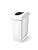 Resim Beyaz Banyo Çöp Kovası 27 Litre Atık Kutusu Cafe Otel Çöp Kovası Geri Dönüşüm Kutusu 27 Litre Beyaz 