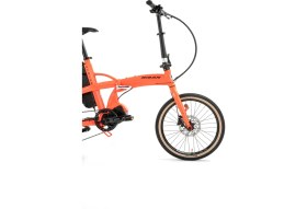Resim Bisan E-Foldıng Strike Elektrikli Katlanır Bisiklet 47,5 cm 20 Jant 9 Vites Neon Turuncu Siyah 