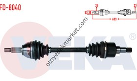 Resim Ford Focus (1998-2004) Aks Komple Sol (Veka) 