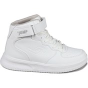 Resim Jump 16308 Yüksek Bilekli Beyaz Kadın Sneaker Günlük Spor Ayakkabı Beyaz 