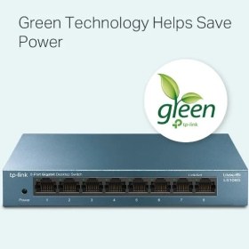 Resim TKÇ Tp-Lınk LS108G 8 Port Gıgabıt Metal Kasa Swıtch 