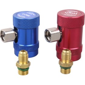Resim Yeni nesil R1234yf Klima Gaz Dolum Vanası 2 Adet 