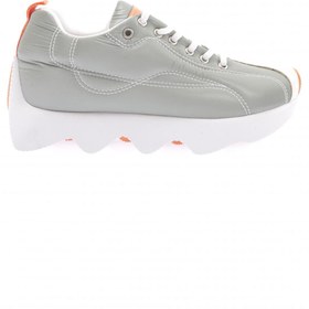 Resim Dgn Kadın Kalın Taban Sneakers Ayakkabı Mint Yeşili Cilt 9163119 