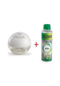 Resim Discover Sihirli Küre Hava Temizleme Makinesi Işıksız + 1 Adet Relax Solüsyonu 150 ML 