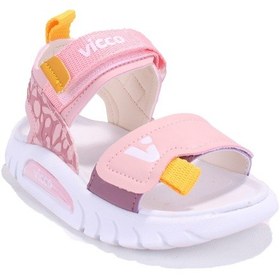Resim Vicco Dekan 332p25y203 Pudra Ortopedik Günlük Kız Çocuk Spor Sandalet Pudra 