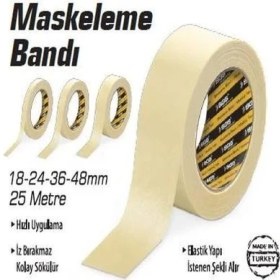 Resim Sgs Maskeleme Bant 18 Mm / 25 Mt Sgs2500 (12 Adet) 