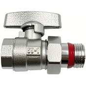 Resim Willowhaven 1/2 Hjqf Pirinç Nikel Kaplama Kelebek Vanalı Top Vana 