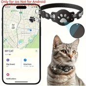 Resim Evcil Kedi GPS Takip Kolyesi Seti - Sadece IOS Cihazlar İçin (Kolye+Takip Aleti+Koruyucu Kap Dahil), Multifonksiyonel Kayıp Önleyici Gps Cihazı – Gerçek Zamanlı Konumlandırma, Araba, Evcil Hayvan, Anahtar Bulma, Çanta, İdeal Macera için, İphone Uygun Android’e uygun değildir 