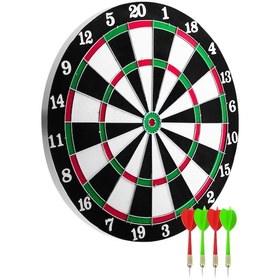 Resim 12 - 21 - İnç Dart Tahtası 4 Adet Metal Uçlu Dart Oku - Dpmıx-hb - Kolay Montajlı 