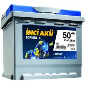 Resim 12V 50 AH İnci Akü 1011161 