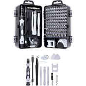 Resim DESFREE 115 İN 1 HASSAS TORNAVİDA SETİ ÇOK FONKSİYONLU MANYETİK TELEFON BİLGİSAYAR ONARIM TAMİR SETİ 