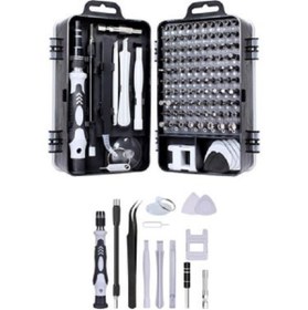 Resim DESFREE 115 İN 1 HASSAS TORNAVİDA SETİ ÇOK FONKSİYONLU MANYETİK TELEFON BİLGİSAYAR ONARIM TAMİR SETİ 