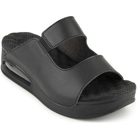 Resim Muya Beso 35201 Anatomik Airmax Memory Foam Kadın Terlik Siyah Siyah 