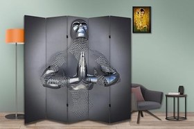 Resim İnsan Tasarımlı Oda Bölücü Paravan 180 x 200 cm 