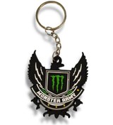 Resim Motosiklet Uyumlu Anahtarlık Maskot Silikon Monster Motor Anahtarlık 