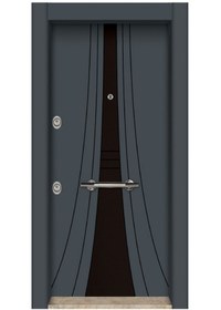 Resim Antrasit Çelik Kapı Tez1592 