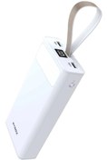 Resim Syrox Orijinal Kaliteli Dijital Ekranlı El Fenerli Powerbank (30.000 MAH) Beyaz 
