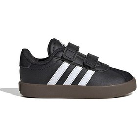Resim Adidas Vl Court 3.0 Cf I Unisex Bebek Sneaker-siyah Siyah 