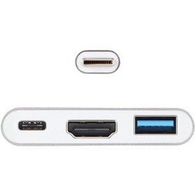 Resim Vcom Cu427M Type-C-M To Hdmi-F Usb 3.0-F Type-C-F Çevirici 