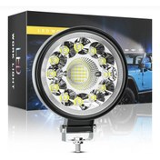 Resim Point Off Road 33 Led 99 Watt Yuvarlak Traktör Tır Kamyon Tekne Sis Farı Projektör Çalışma Lambası 1 Adet 