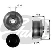 Resim GATES OAP7032 Alternator Kasnagi (Fiat: Doblo 1.9Jtd 05-/Opel: Astra H 1.9Cdti 05-) 1204413 9949129 (WC139122) 