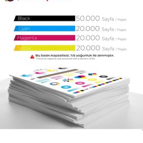 Resim Epson Workforce Pro Wf-c529 / Wf-c579 Yüksek Kapasiteli Uyumlu Kartuş Siyah T01d1 - C13t01d100 