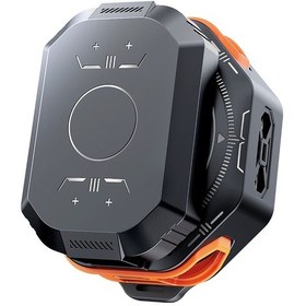 Resim 18w Kablosuz Şarjlı Magsafe Uyumlu Telefon Soğutucu Yarı İletken Gaming Fan 